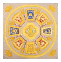 Three Designer Scarves: One Hermès, One Gucci, and One Valentino
