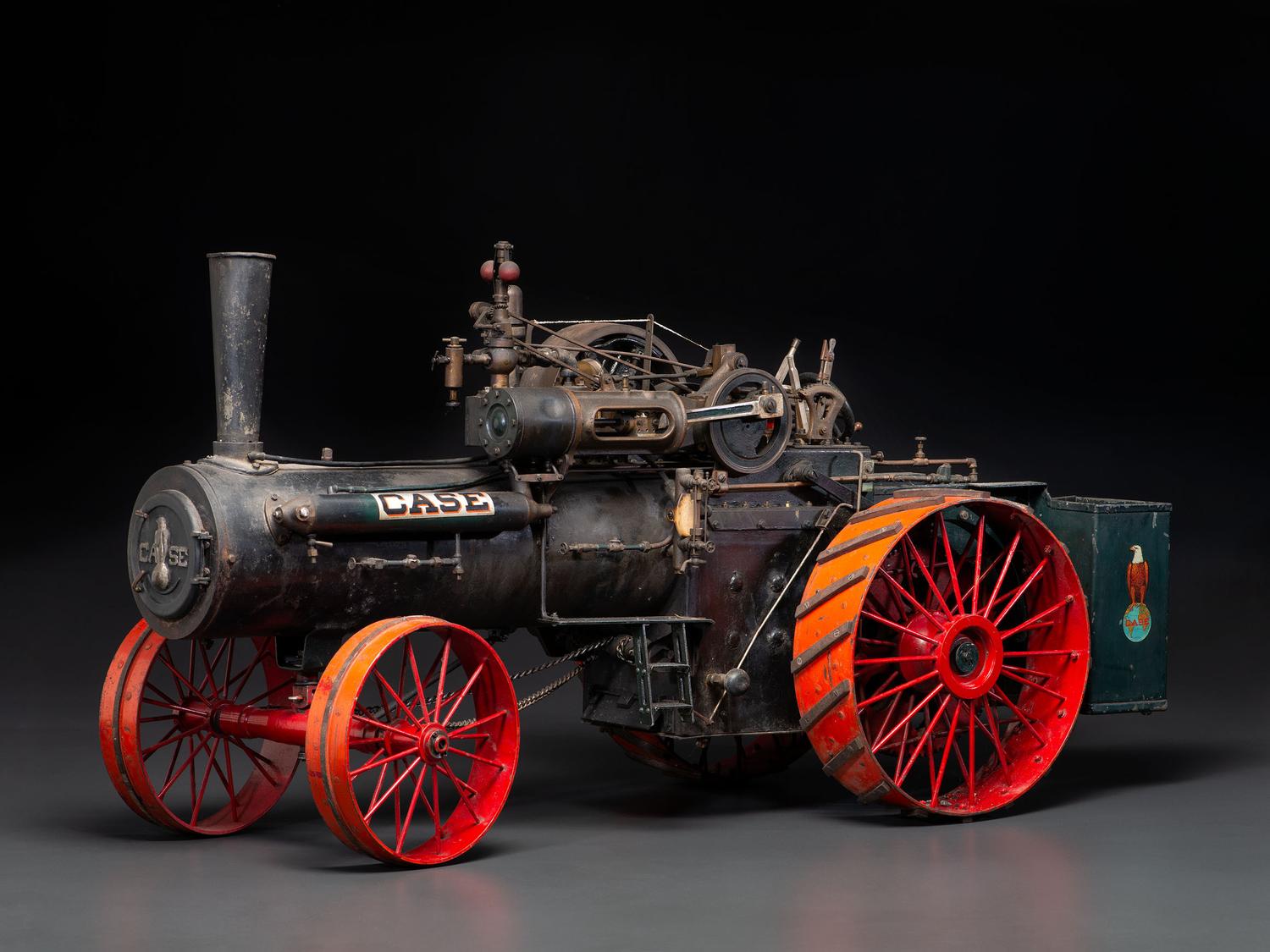 A Case Scale Model Steam Tractor