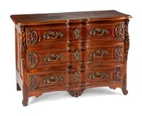 A Regence Walnut Commode