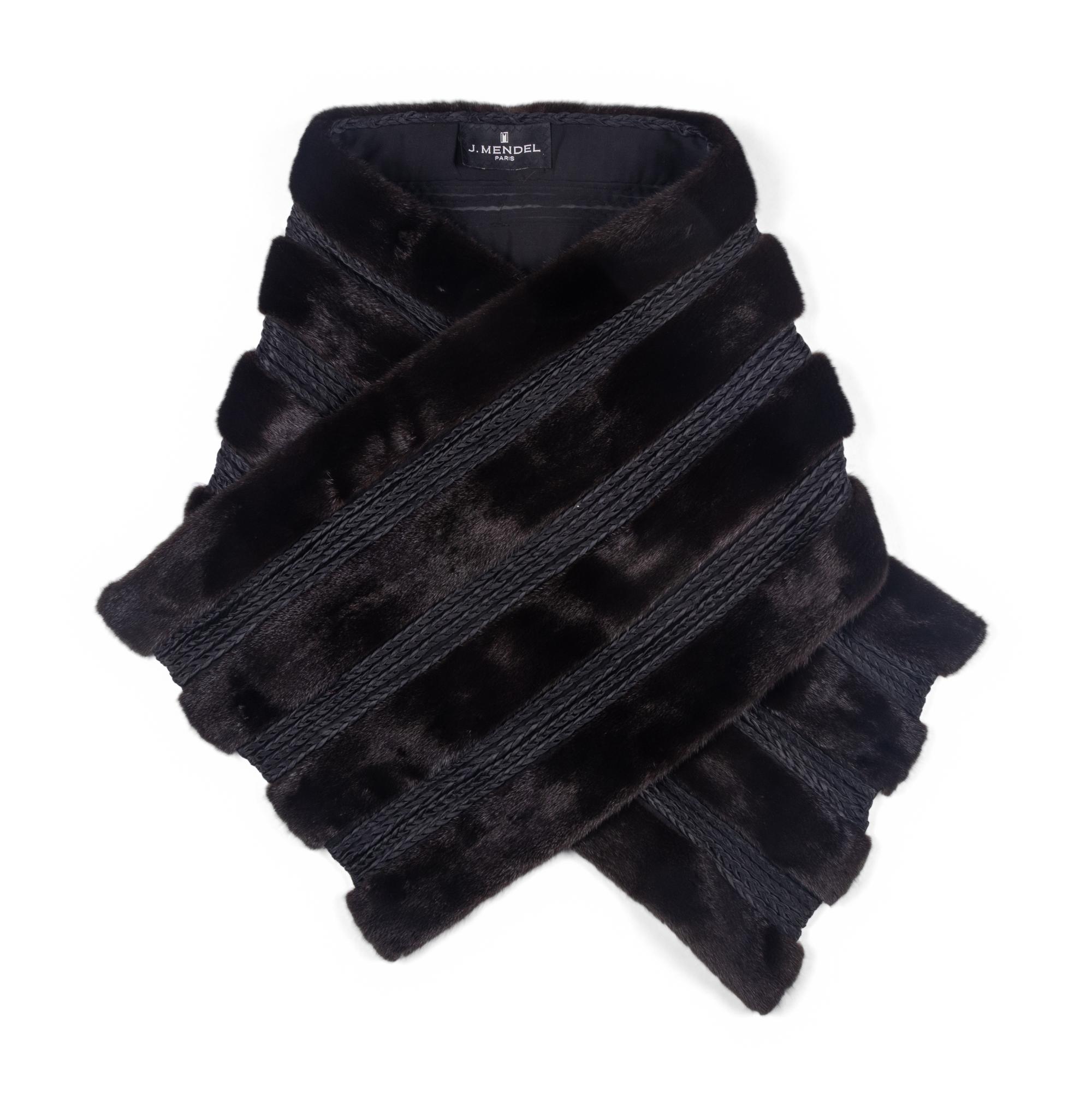 Exceptional J. Mendel Ranch Mink Scarf
