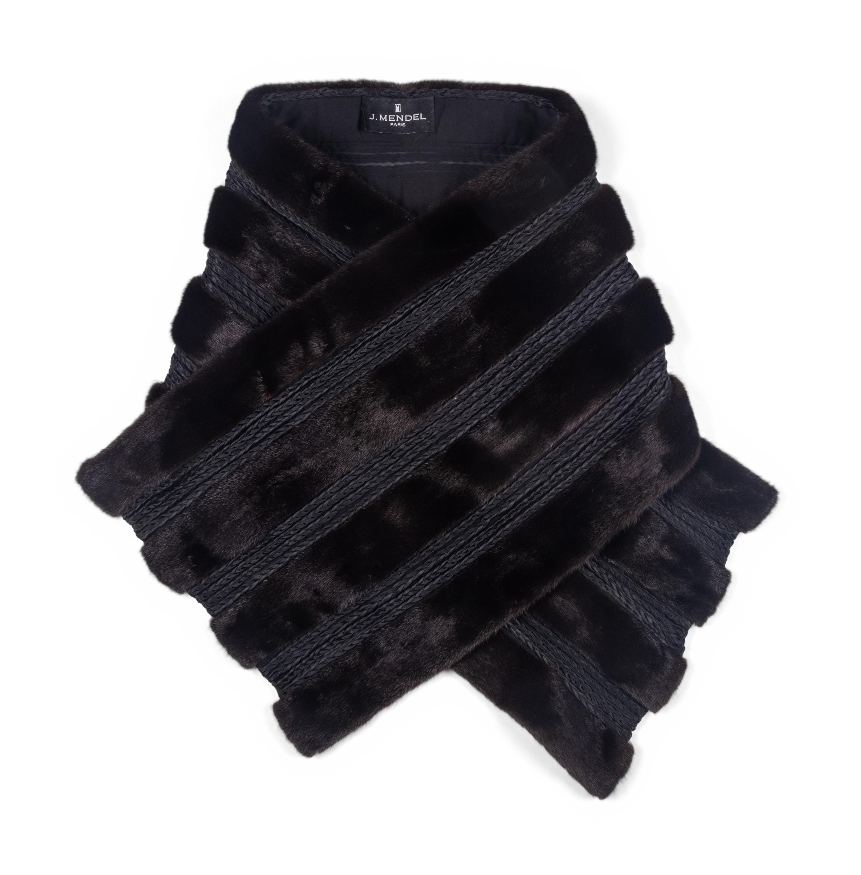 Exceptional J. Mendel Ranch Mink Scarf