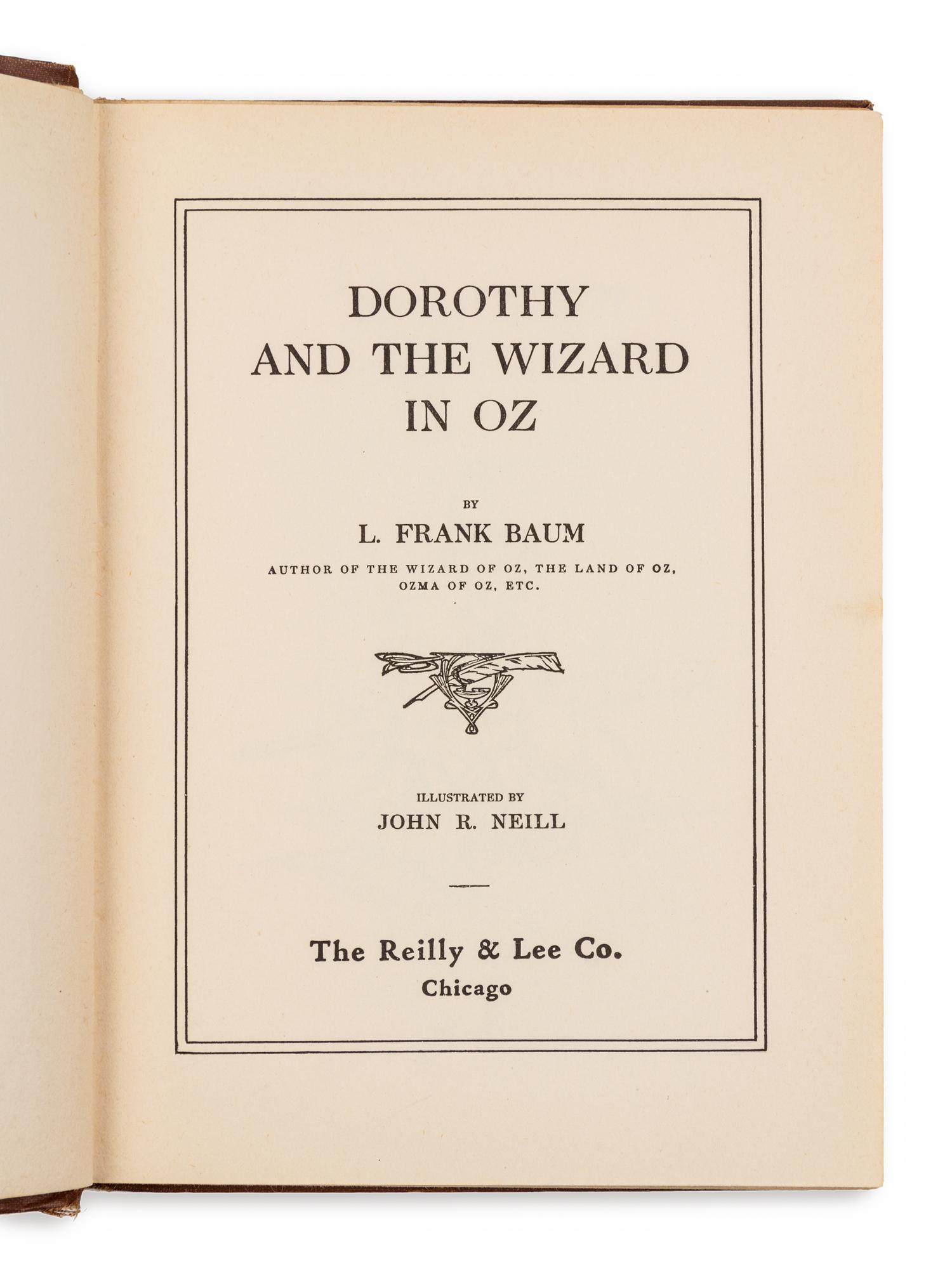 BAUM, Frank L. and Ruth Plumly THOMPSON. -- John R. Neill, illustrator. A group of 6 later editions of the Famous Oz Stories.