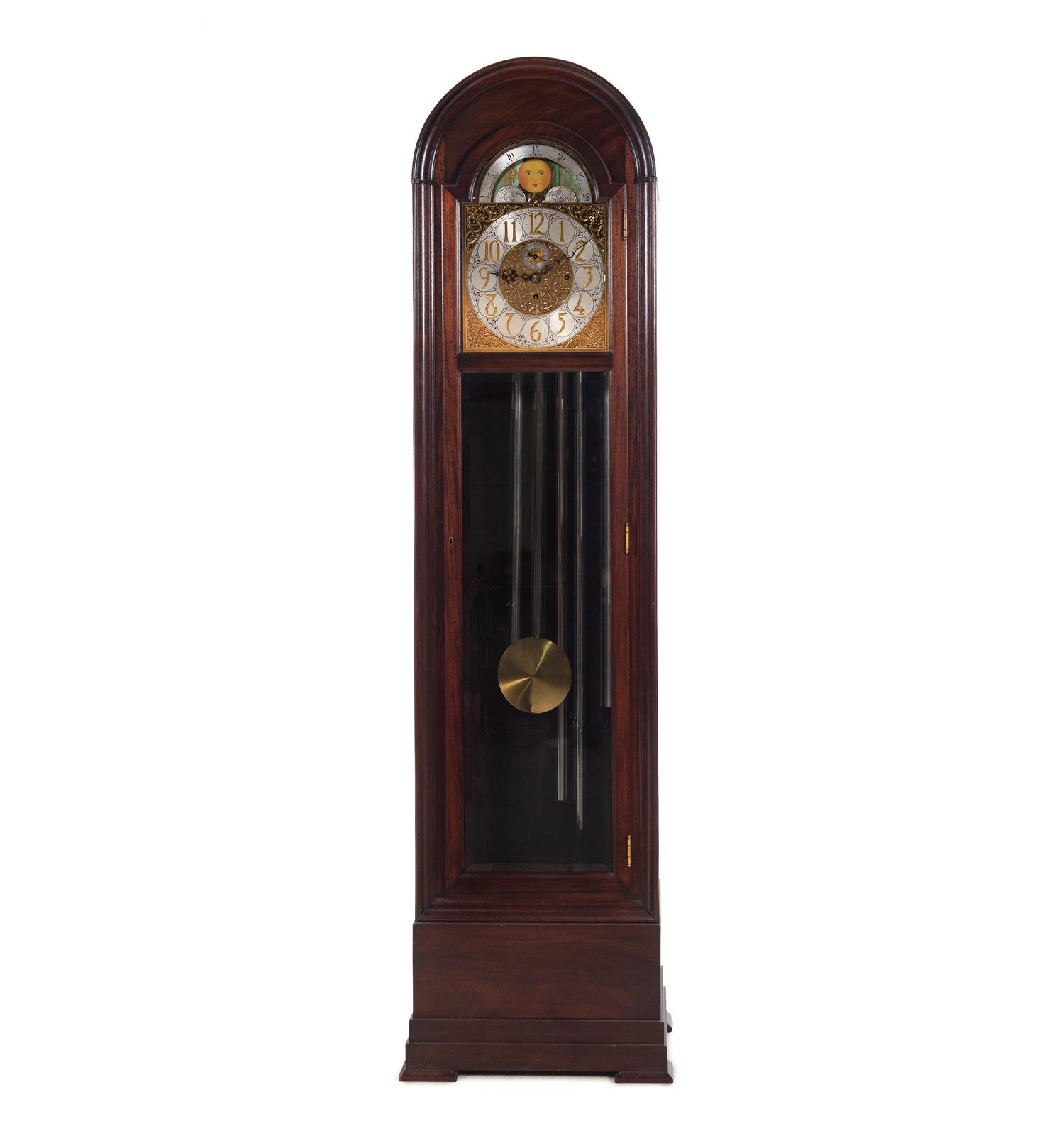 A Mahogany Tall Case Clock