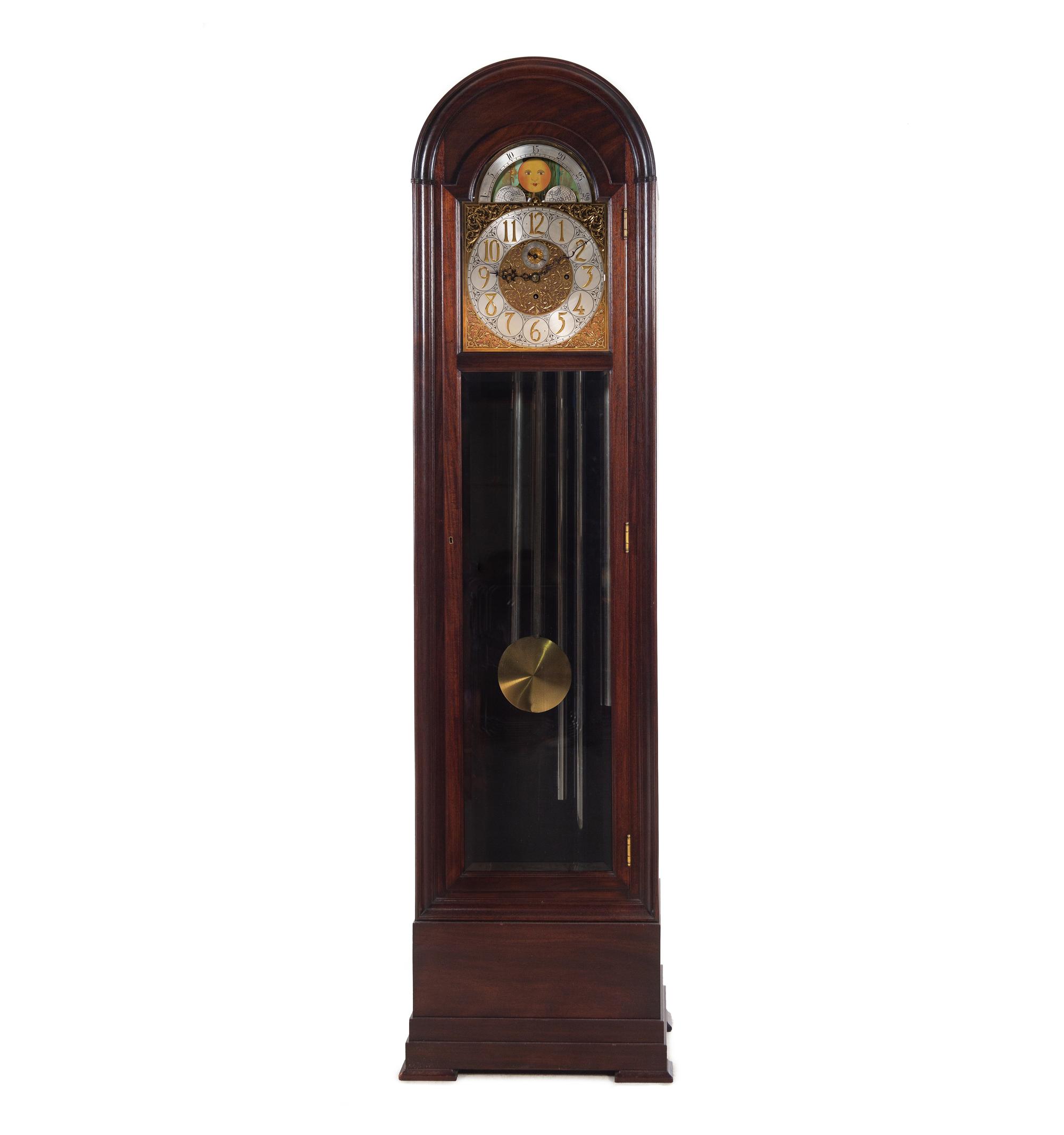 A Mahogany Tall Case Clock