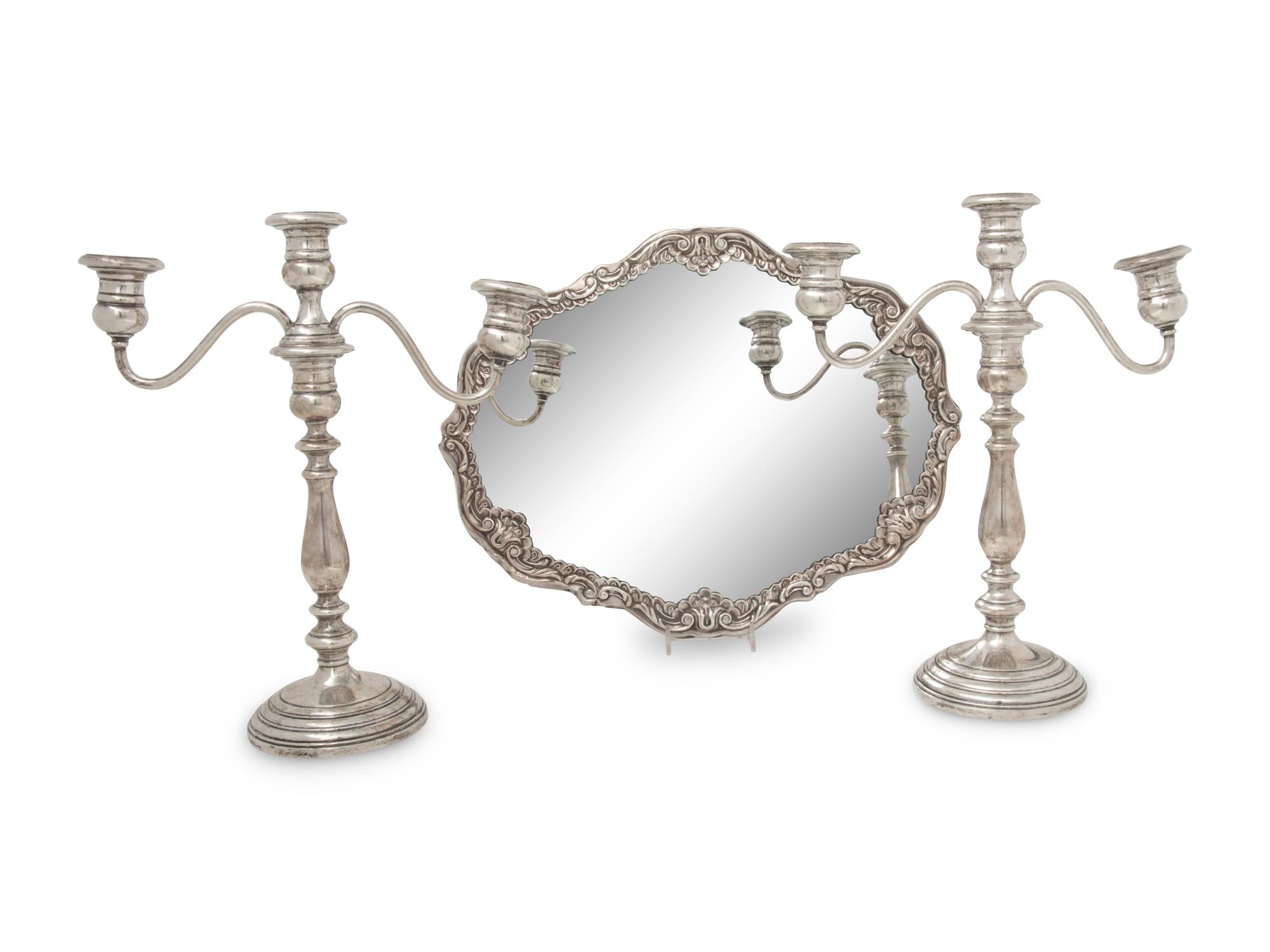 A Group of Three American Silver Table Articles