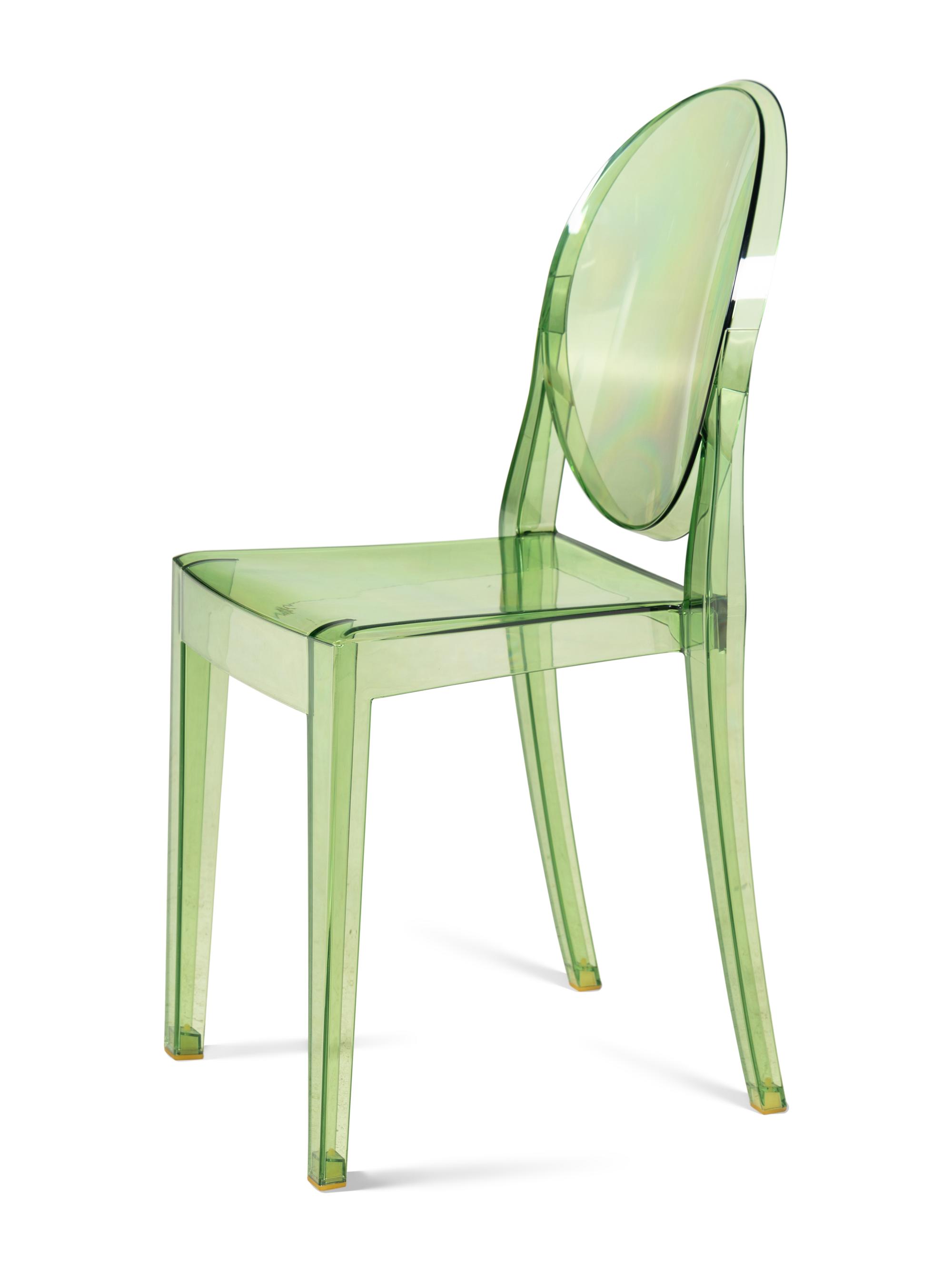 Set of Six Victoria Ghost Side Chairs Kartell, Italy