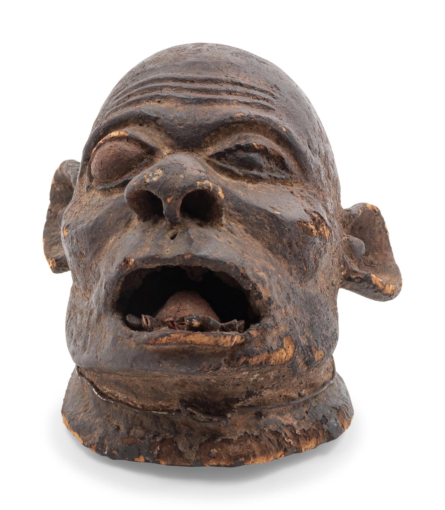 A Makonde Carved Wood Mask — Tanzania, Early 20th Century
