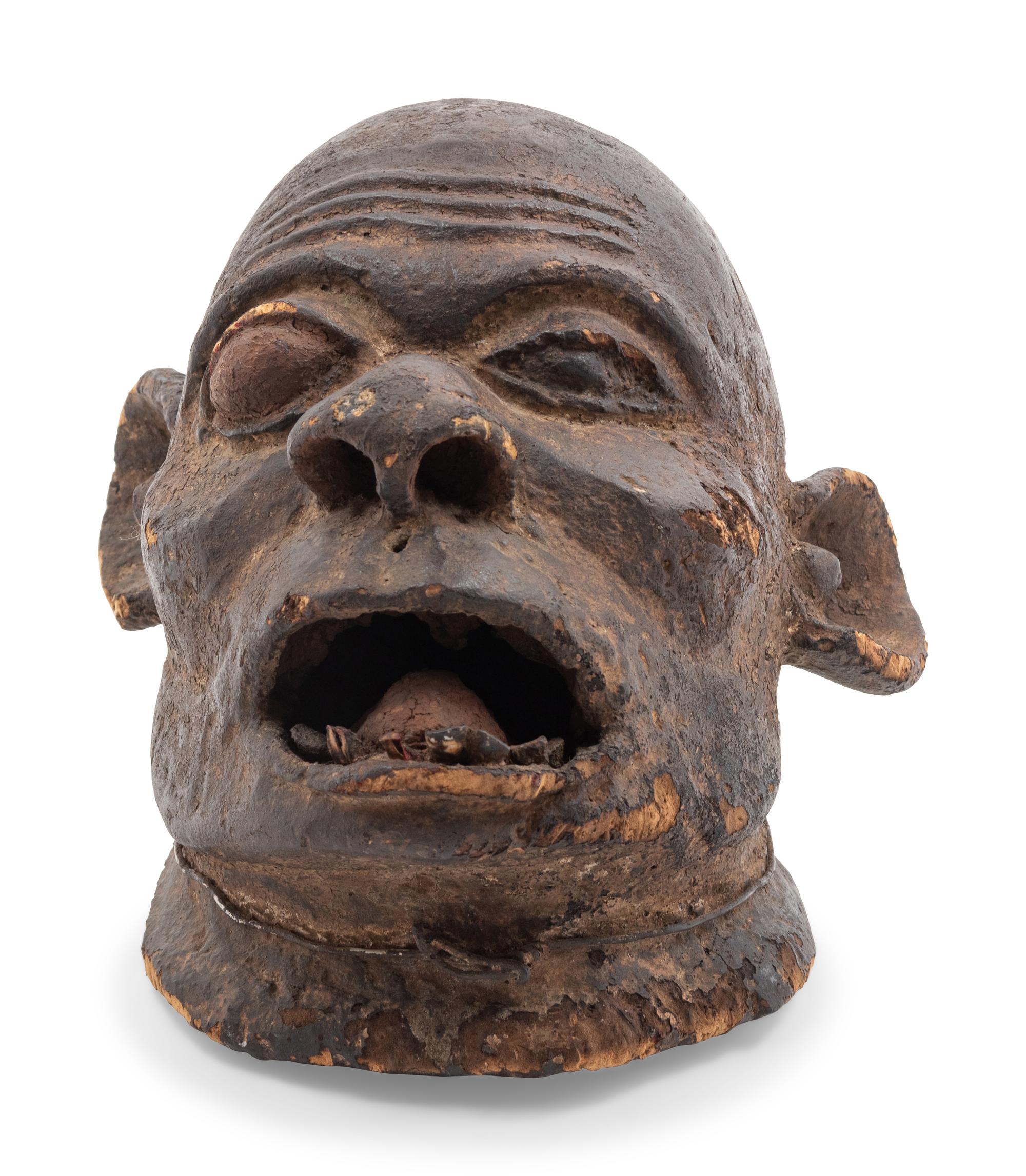 A Makonde Carved Wood Mask — Tanzania, Early 20th Century