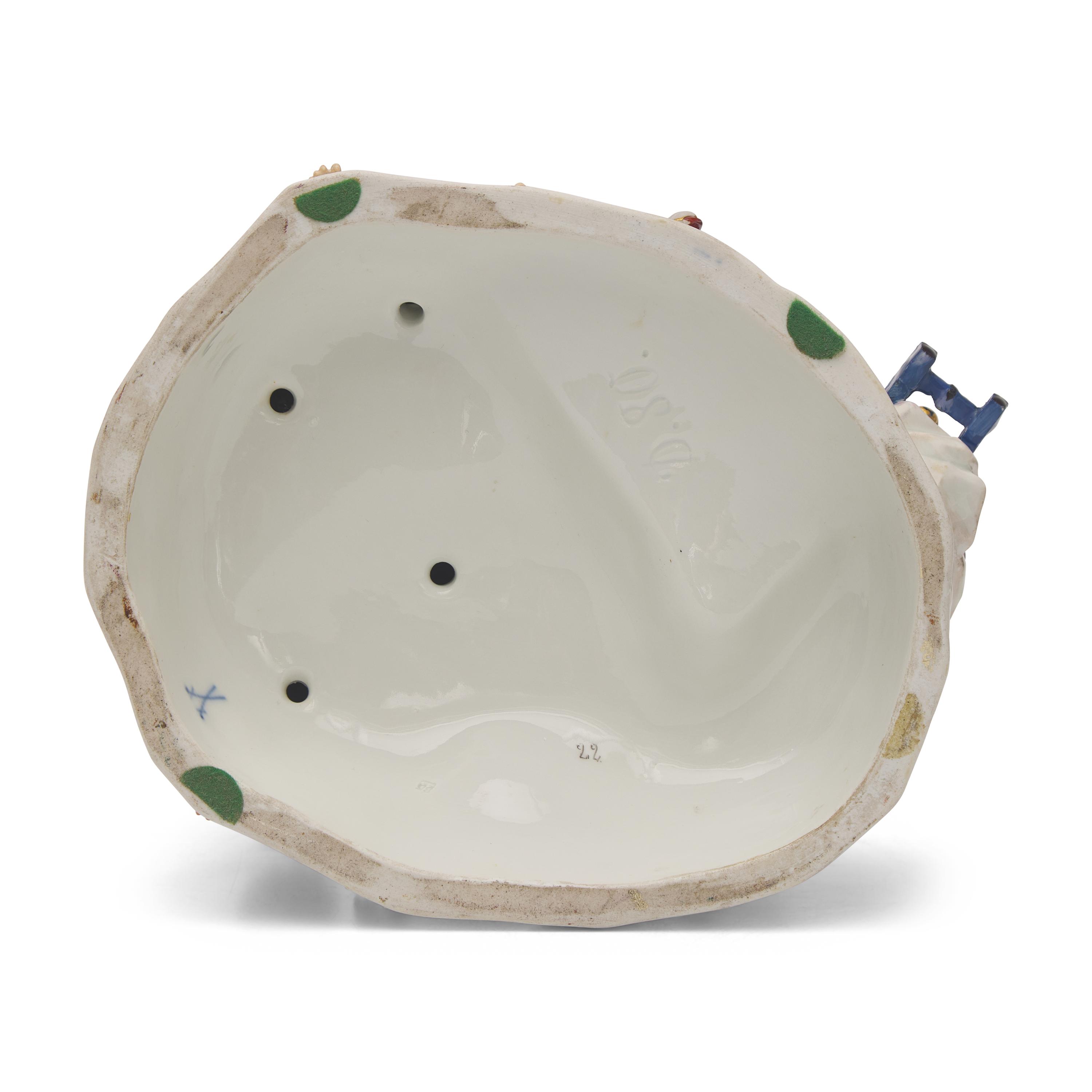 A Meissen Porcelain Figural Group Emblematic of Fire