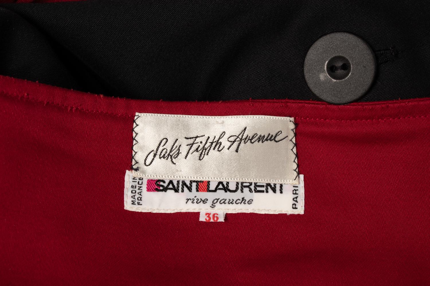 Saint Laurent Rive Gauche Dress, 1970-80s