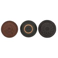 [EARLY PHOTOGRAPHY - UNION CASES]. A group of 3 "oreo" cases in assorted colors containing daguerreotypes, including: