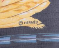 Three Hermès 90cm Silk Chiffon Scarves