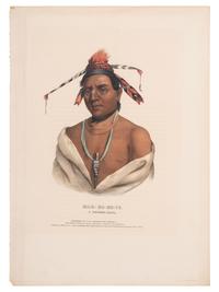 [McKENNEY & HALL]. A group of 3 large folio hand-colored lithographs of Fox & Sac and Menominee. 1836-1838.