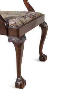A Set of Eight George III Style Mahogany Dining Chairs
