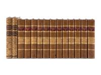 [BINDINGS] -- [LITERATURE]. A group of 4 works, all in leather bindings, related to literature, comprising: