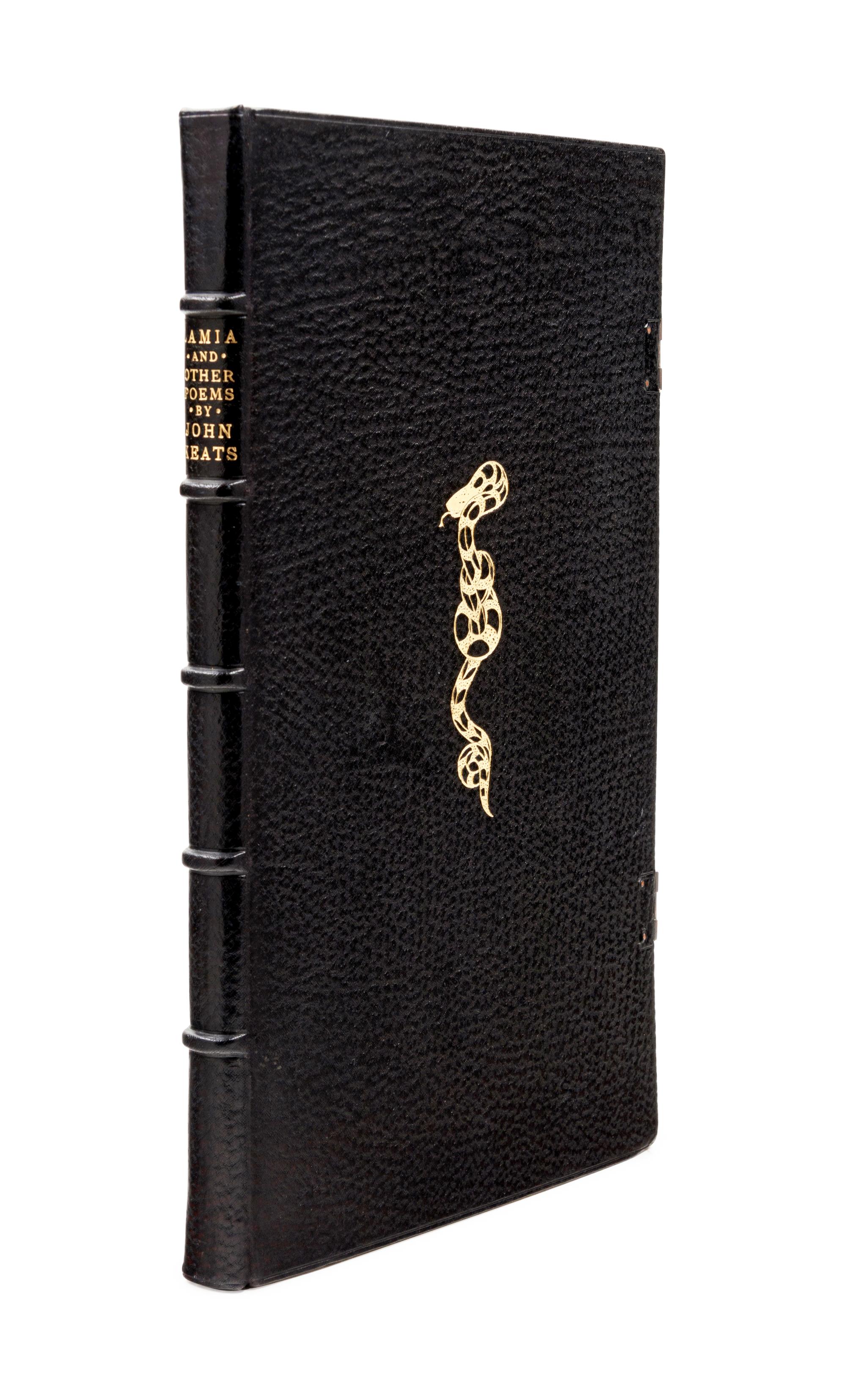 [GOLDEN COCKEREL PRESS]. KEATS, John (1795-1821). Lamia, Isabella, the Eve of Saint Agnes and Other Poems . Waltham Saint Lawrence, Berkshire: The Golden Cockerel Press, 1928.