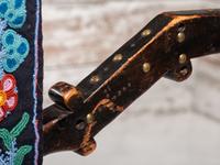 Great Lakes Wooden Quirt, with Beaded Wrist Strap