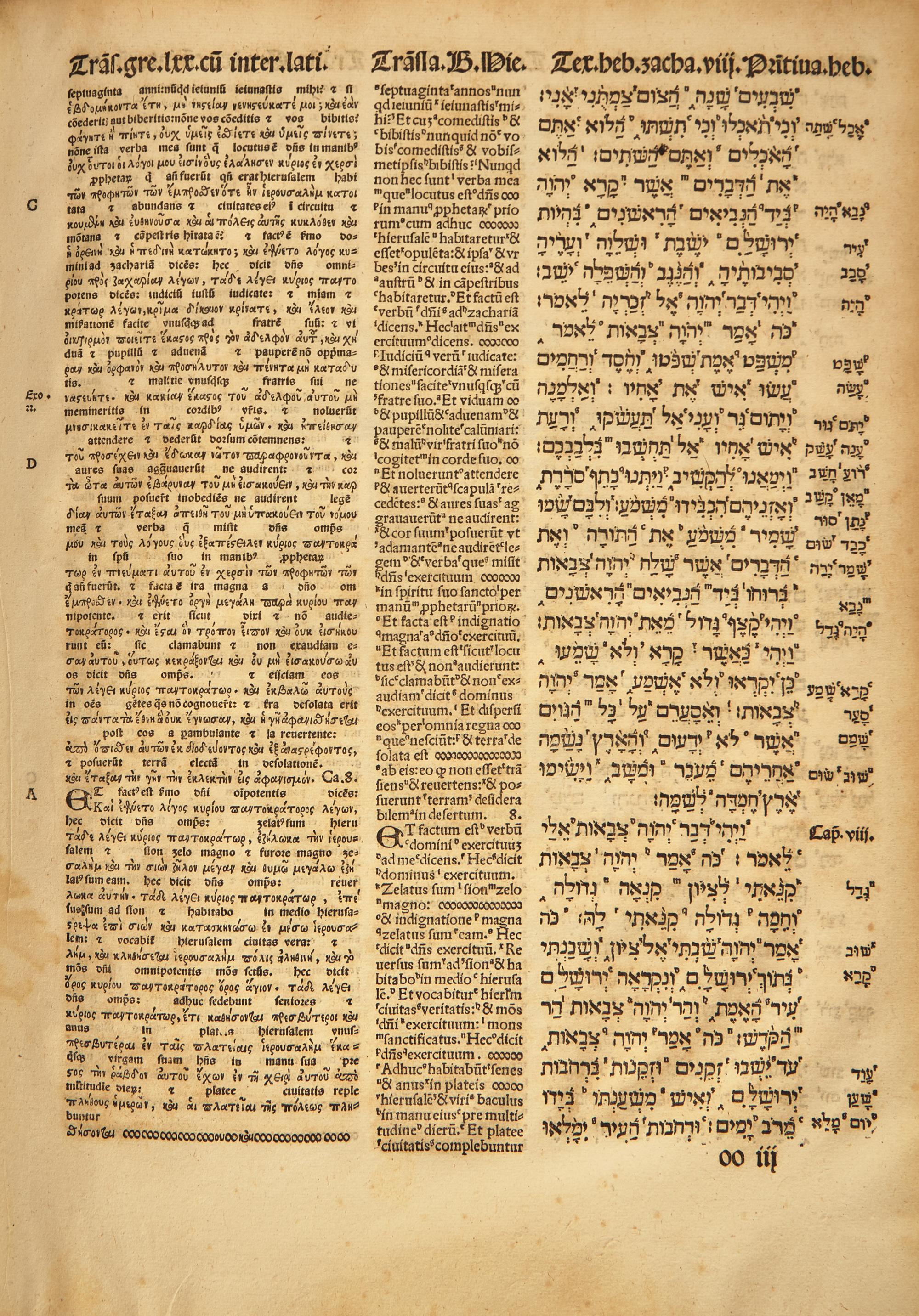 [Private Press] The Great Polyglot Bibles Including a Leaf From the Complutensian of Acalá , 1514-17
