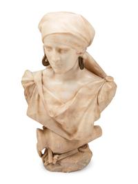 An Italian Alabaster Bust