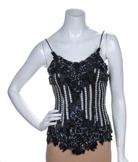 A Pair of Embellished Tops, Size S.