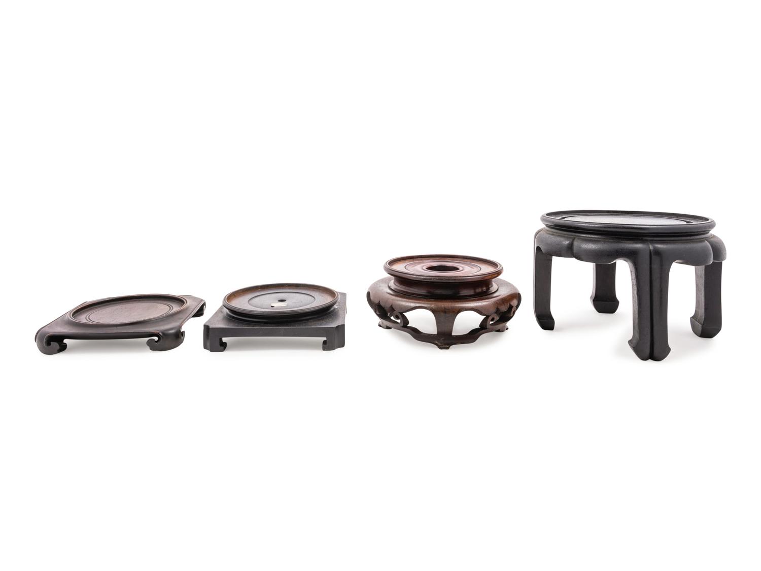 Four Chinese Hardwood Stands
