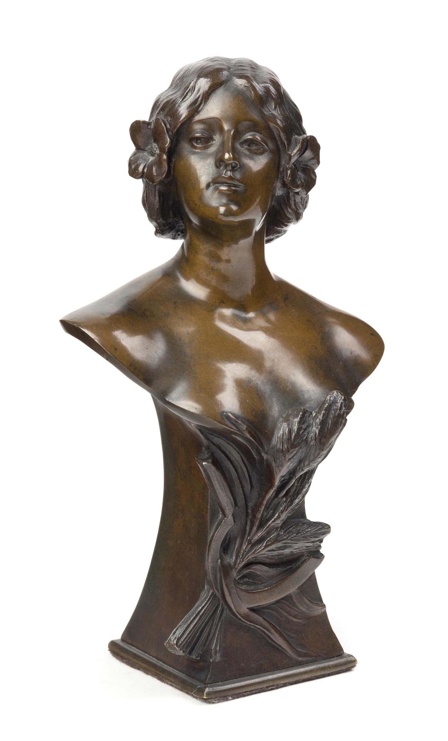A French Bronze Bust Height 8 1/2 inches. — CIRCA 1900