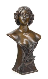 A French Bronze Bust Height 8 1/2 inches. — CIRCA 1900
