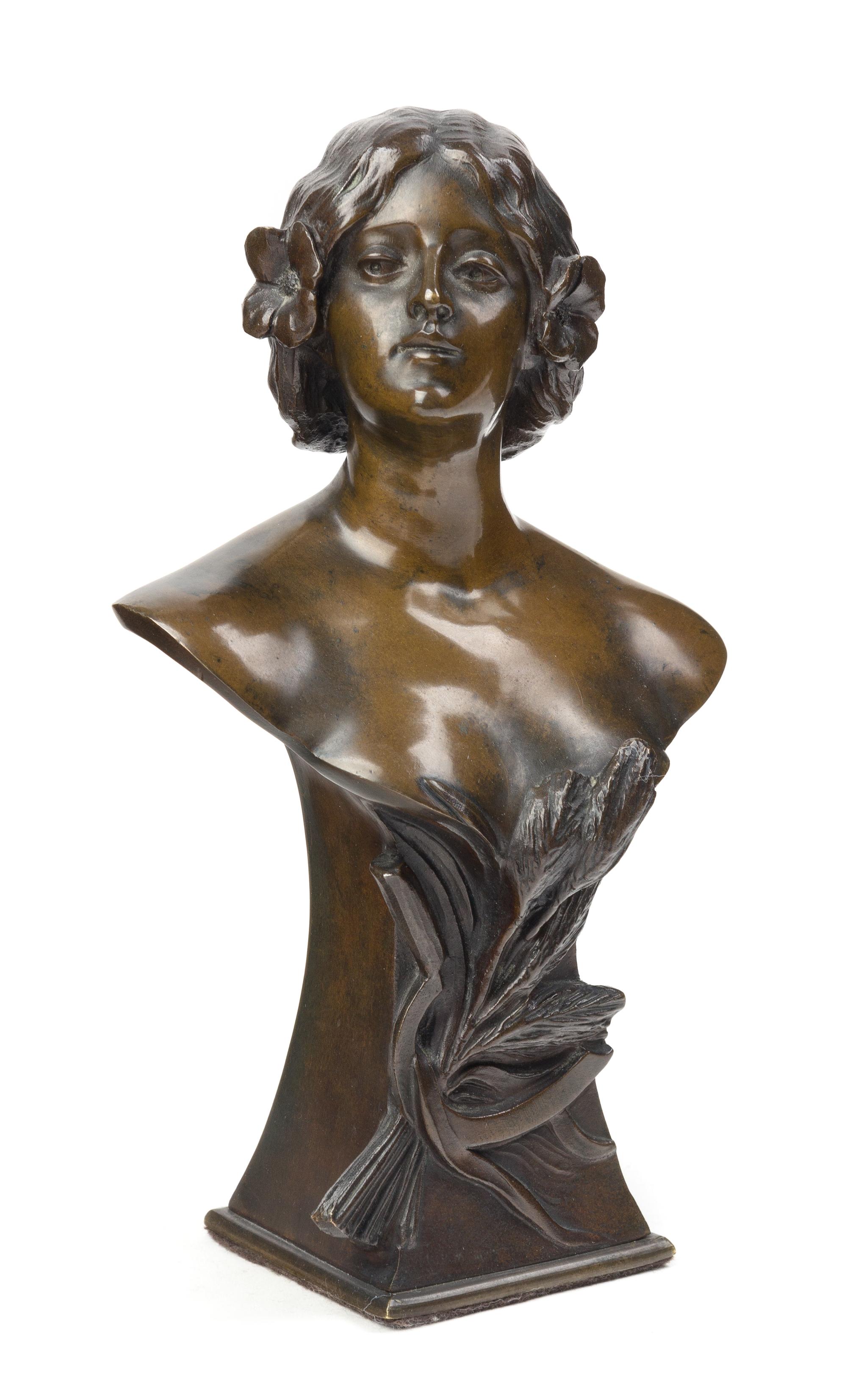 A French Bronze Bust Height 8 1/2 inches. — CIRCA 1900