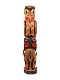Carved and Painted Totem Pole Lot is located and will ship from Denver, Colorado.