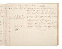[MARITIME]. Log book of the schooner Tioga , documenting multiple voyages, 1844-45.