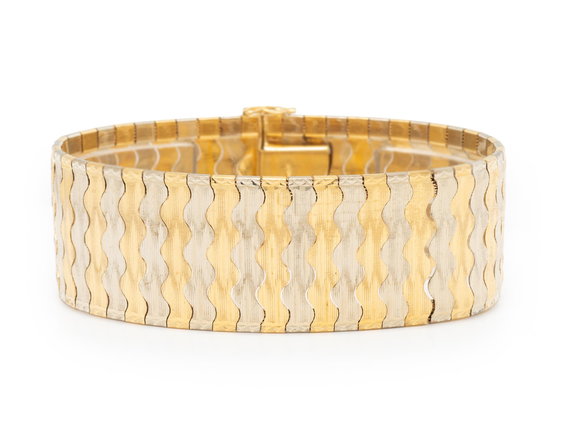 BICOLOR GOLD BRACELET