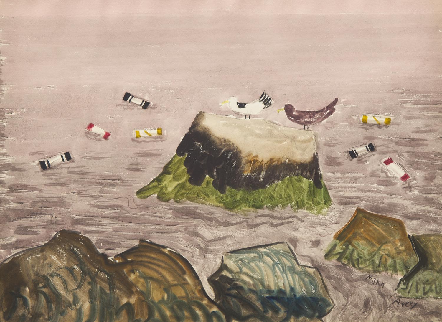 Birds, Buoys, and Rocks, 1945