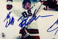 A Group of 1980 United States Olympic Hockey Team Signed Autographed Items Including Herb Brooks (BAS Beckett Authentication Services Certified),