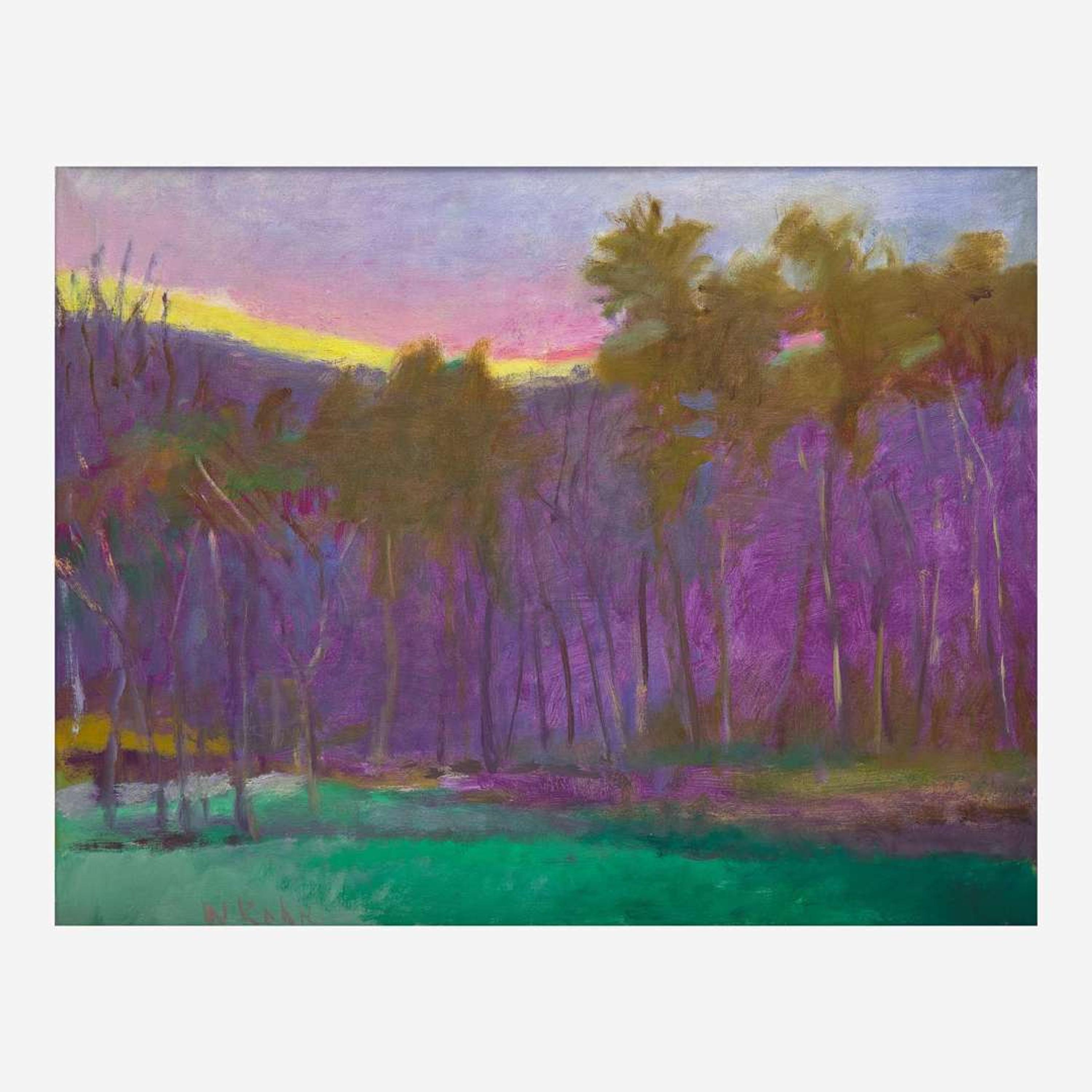 Wolf Kahn (American/German, 1927-2020) Violet Woods