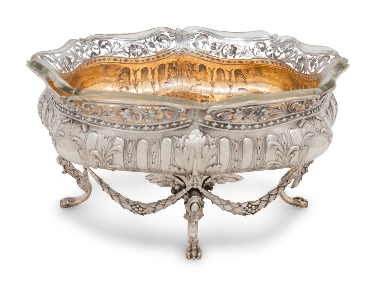 A Continental Silver Centerpiece Bowl