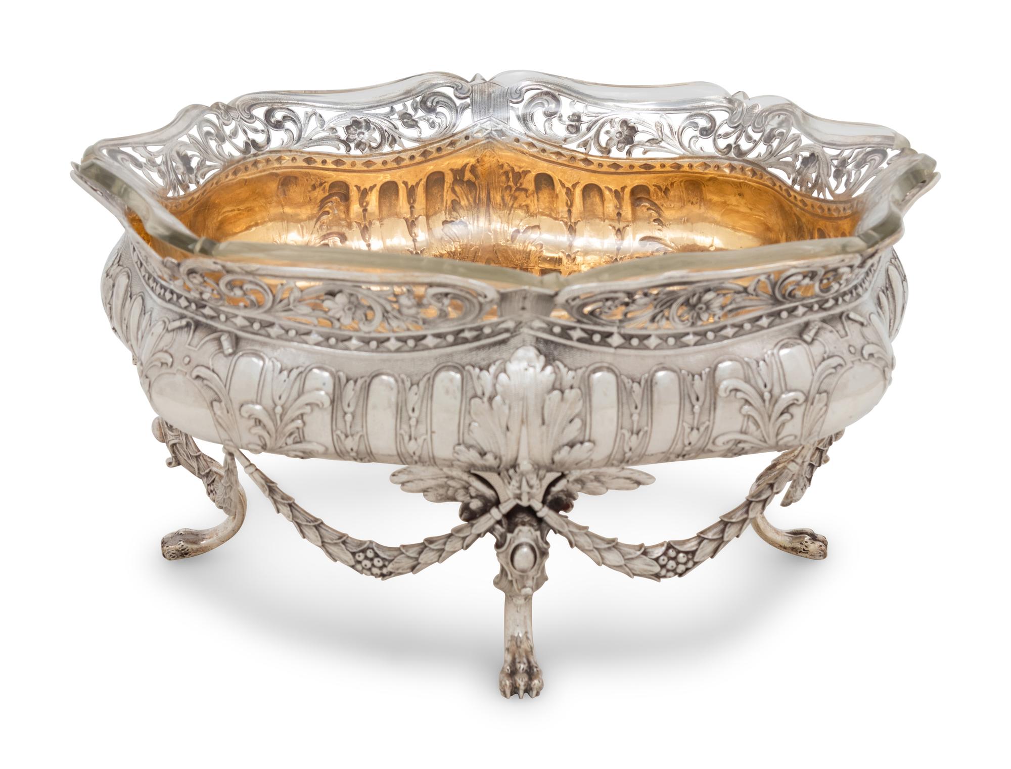 A Continental Silver Centerpiece Bowl