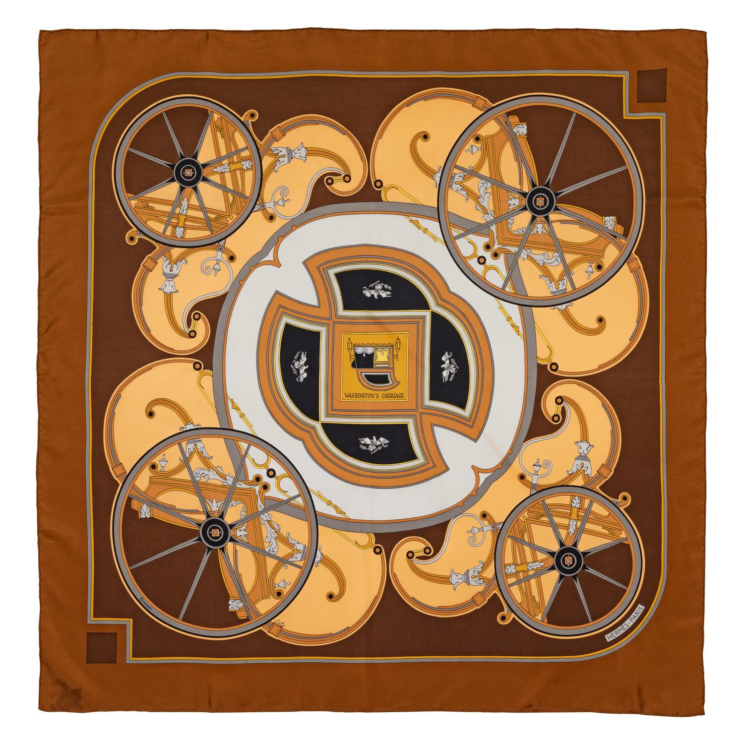 Hermès 90cm Silk Scarf