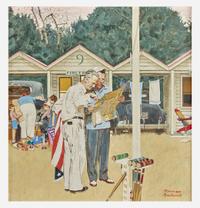 Norman Rockwell (American, 1894–1978) Piney Rest Motel (Cozy Rest Motel)