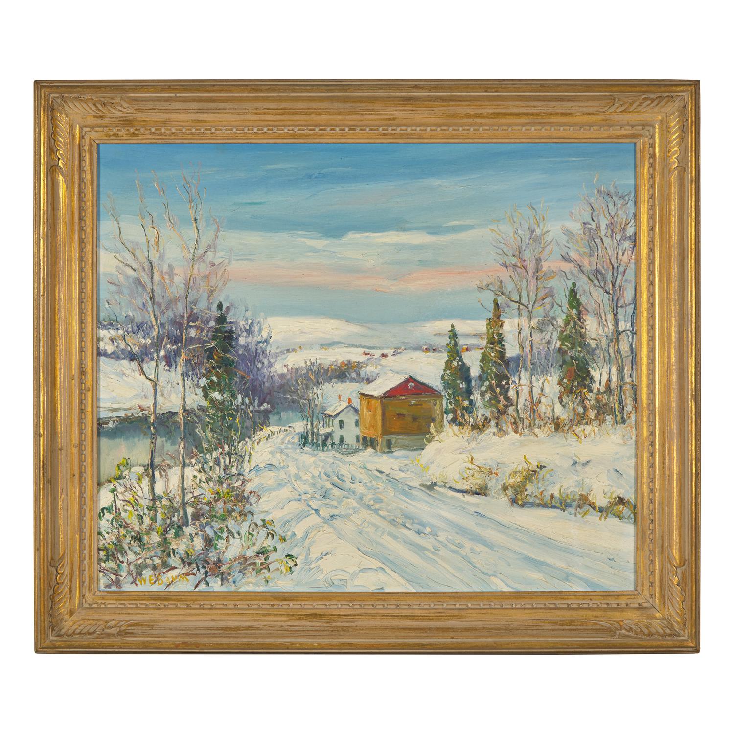 Walter Emerson Baum (American, 1884-1956) — Winter, Pennsylvania