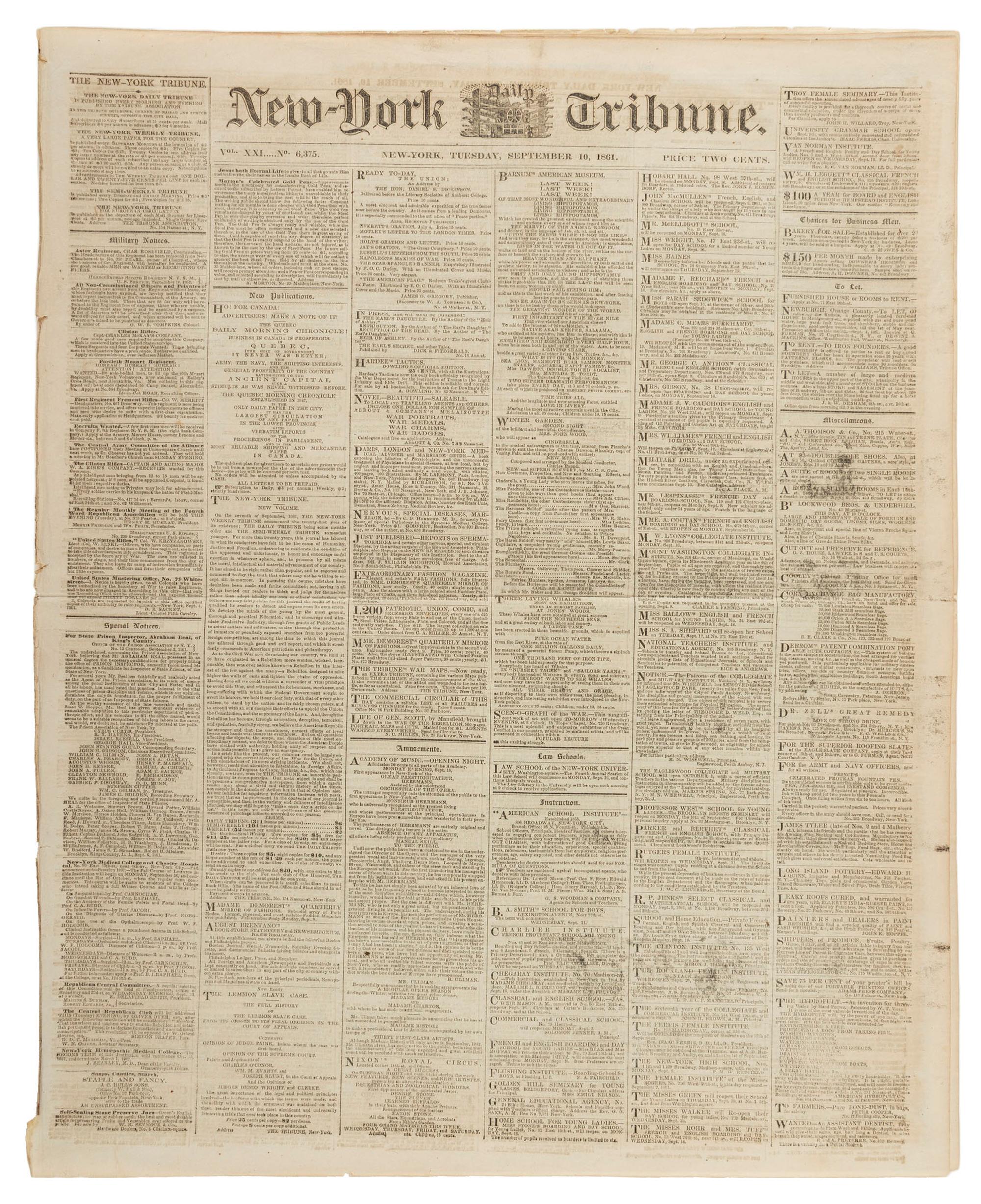 [HAWKINS' ZOUAVES]. A group of prints and newspapers featuring illustrations and coverage of the 9th New York Infantry Regiment in the battlefield, comprising: