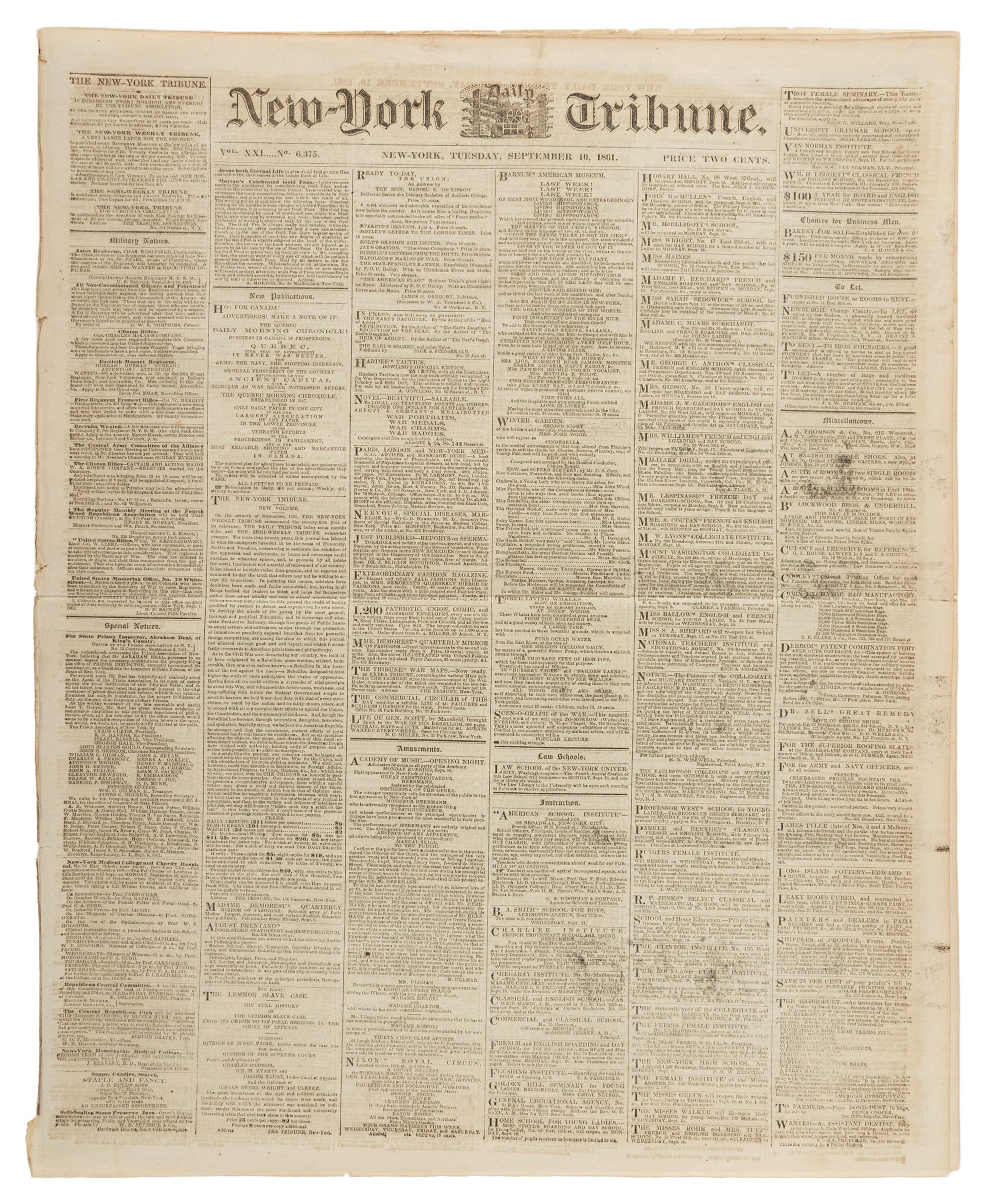 [HAWKINS' ZOUAVES]. A group of prints and newspapers featuring illustrations and coverage of the 9th New York Infantry Regiment in the battlefield, comprising: