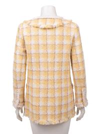 Chanel Wool Plaid Tweed Jacket, 1990-2000s