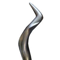 A Modern Aluminum Antelope 35" W x 6" D x 43" H — France, 21st Century