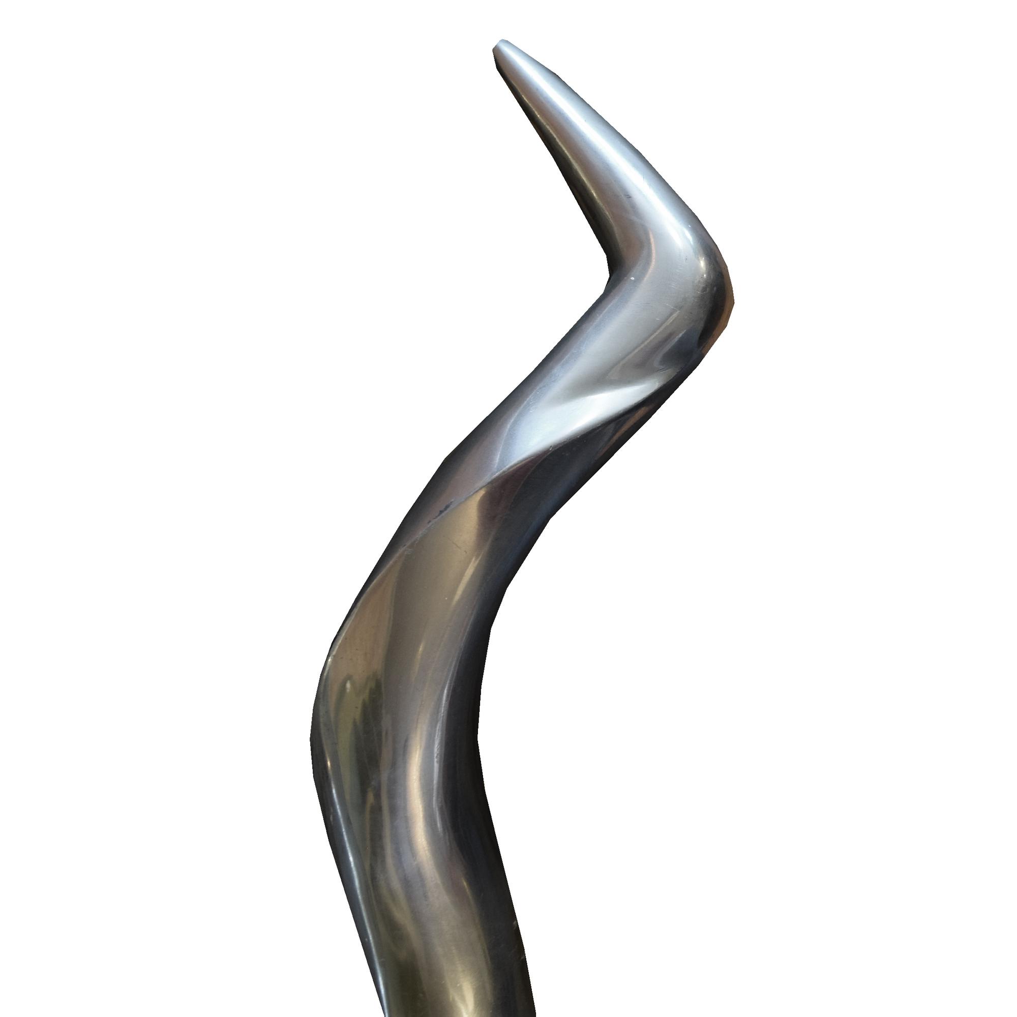 A Modern Aluminum Antelope 35" W x 6" D x 43" H — France, 21st Century