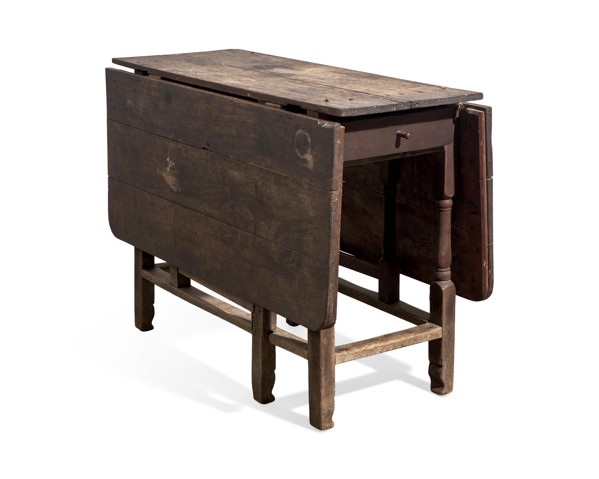 A William & Mary Walnut Gateleg Dining Table