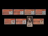 A Group of Eight 1970 Topps Basketball Cards (Including Lew Alcindor / Kareem Abdul-Jabbar and Wilt Chamberlain),