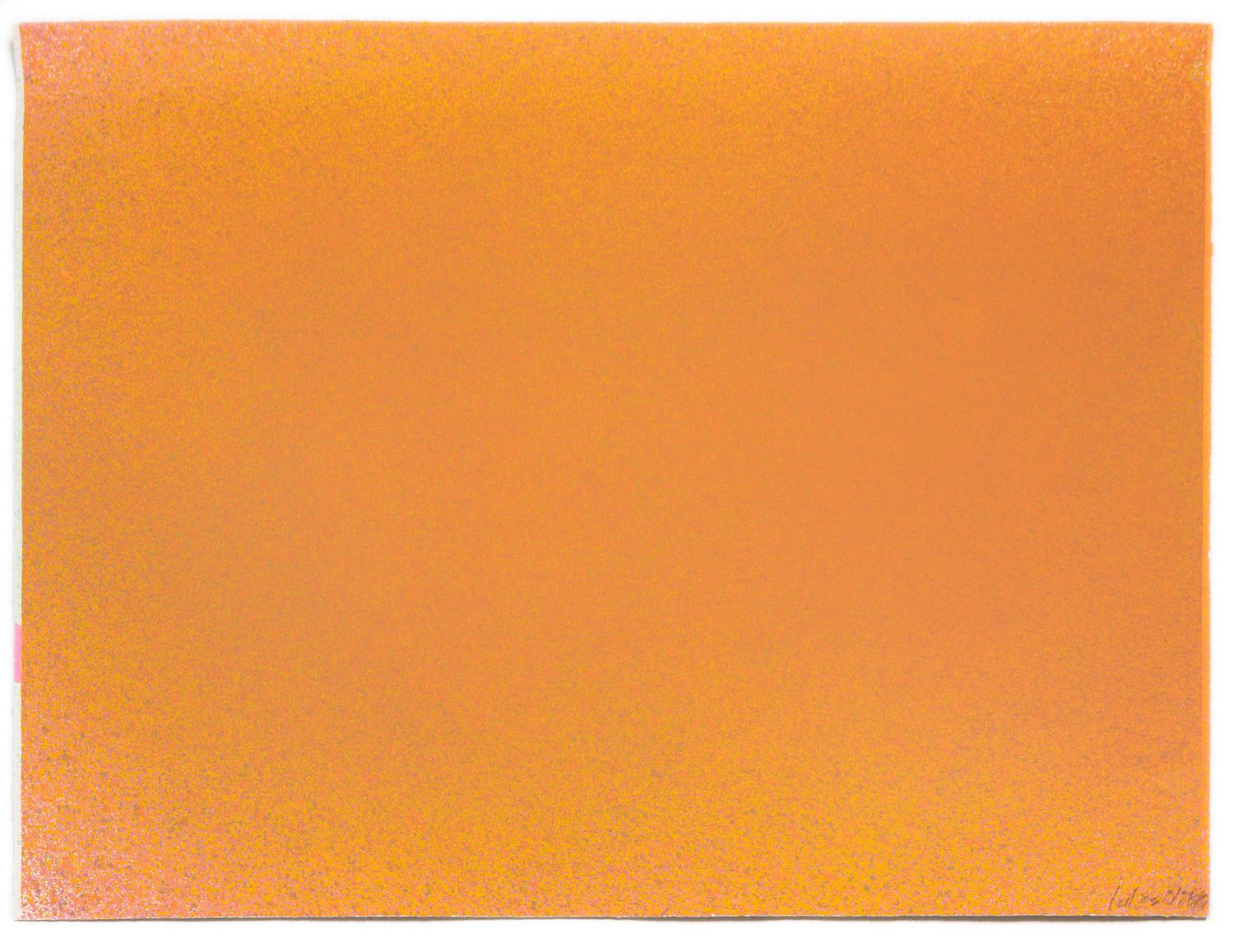 Jules Olitski, (Russian-American, 1922-2007), Graphic Suite II, Orange/Ochre with Pink and Green, 1970