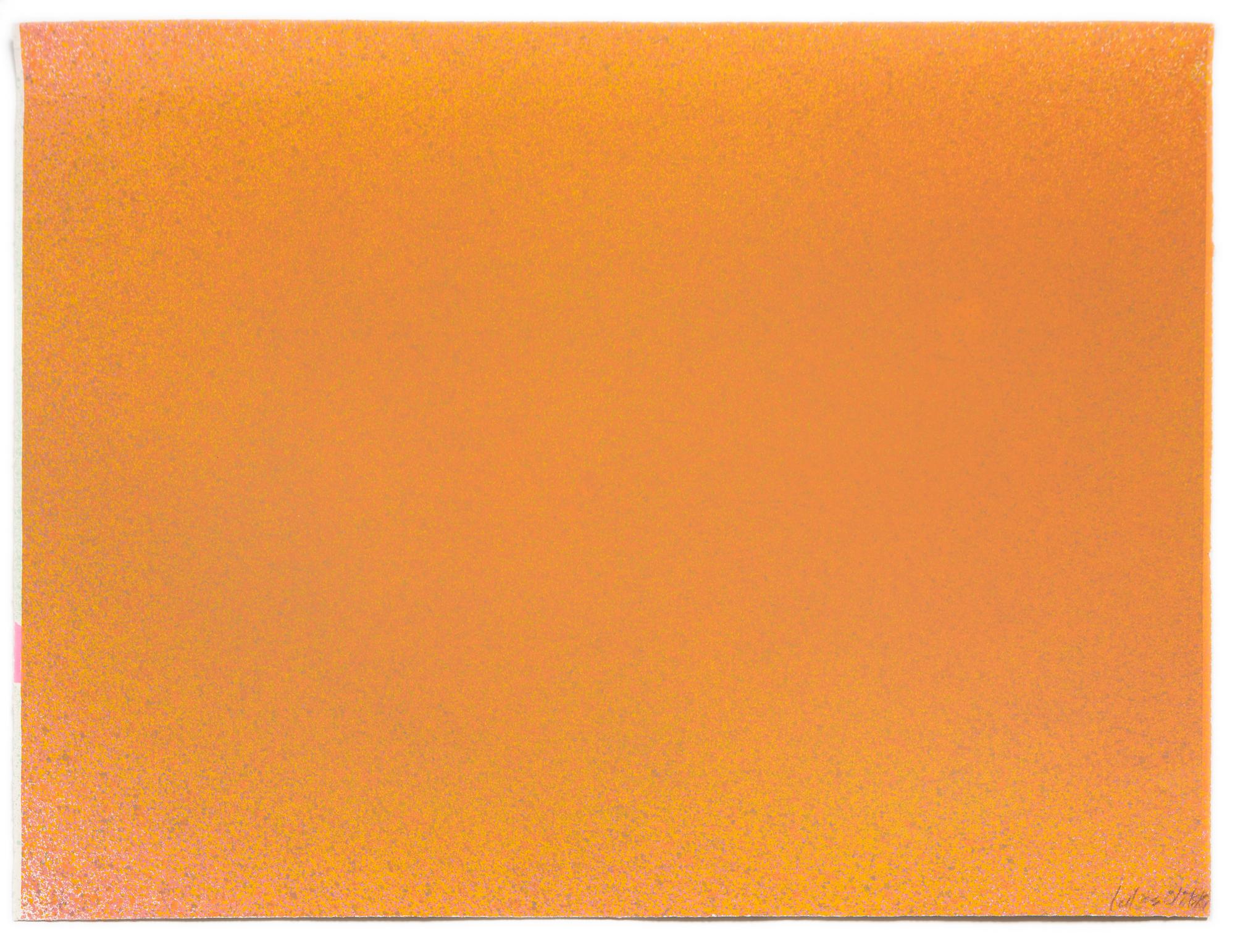 Jules Olitski, (Russian-American, 1922-2007), Graphic Suite II, Orange/Ochre with Pink and Green, 1970