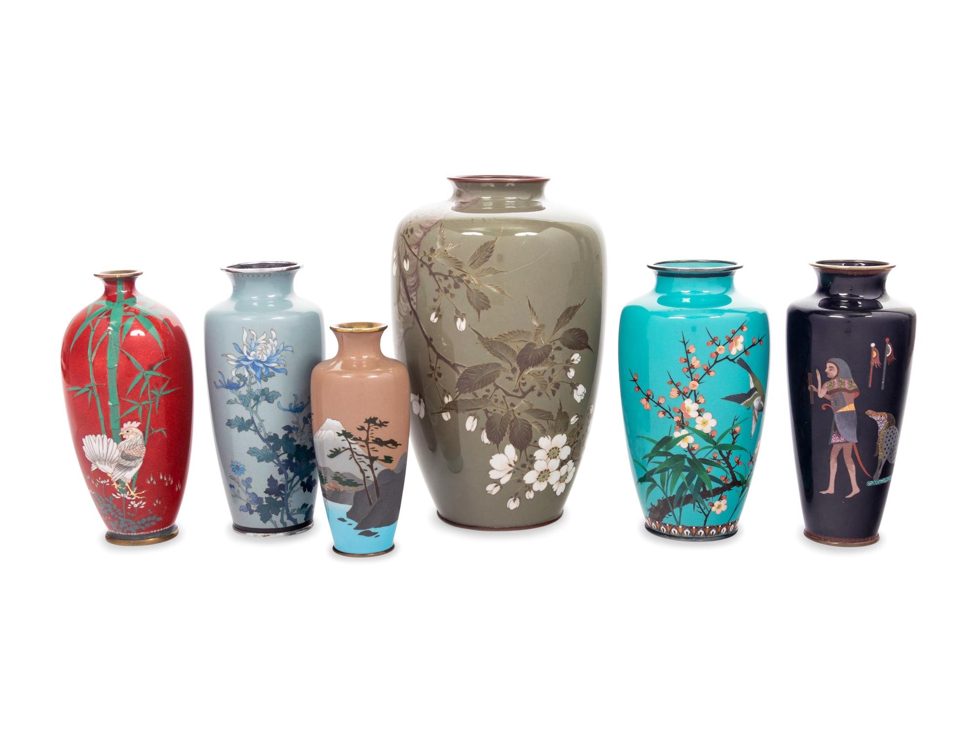 Six Cloisonné Vase