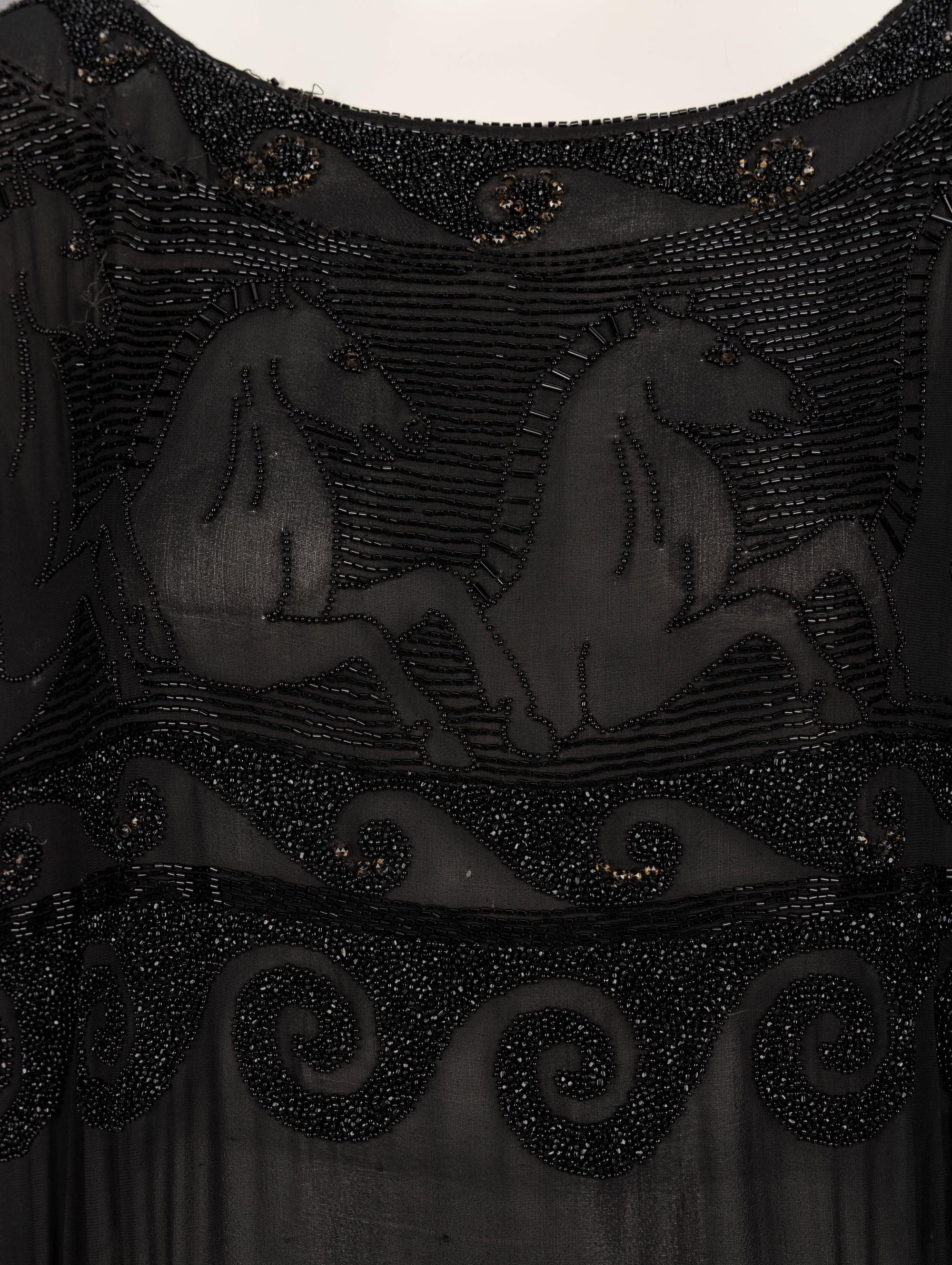 Attributed to Madeleine Vionnet, "Little Horses" Beaded Dress, 1920's